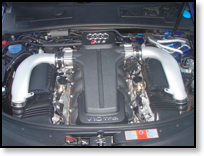 Audi engine bay